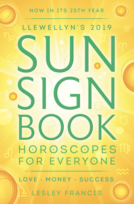 Lesley Francis Llewellyn’s 2019 Sun Sign Book: Horoscopes for Everyone