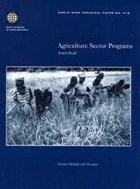 title Agriculture Sector Programs Sourcebook World Bank Technical Paper - photo 1