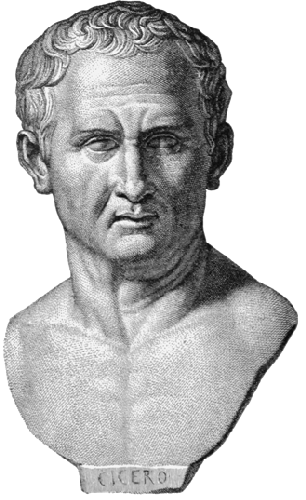 Victorian etching of a bust of Cicero The speech of M T Cicero as the - photo 9