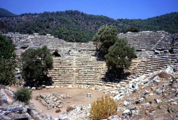 Ancient ruins in Caria very little is known about the life of Diogenes Lartius - photo 5