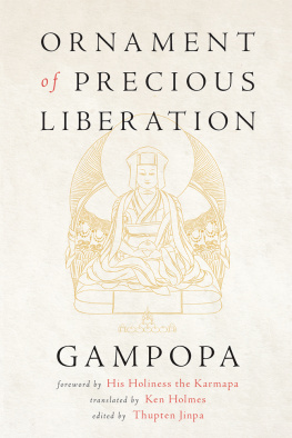 Gampopa Ornament of Precious Liberation