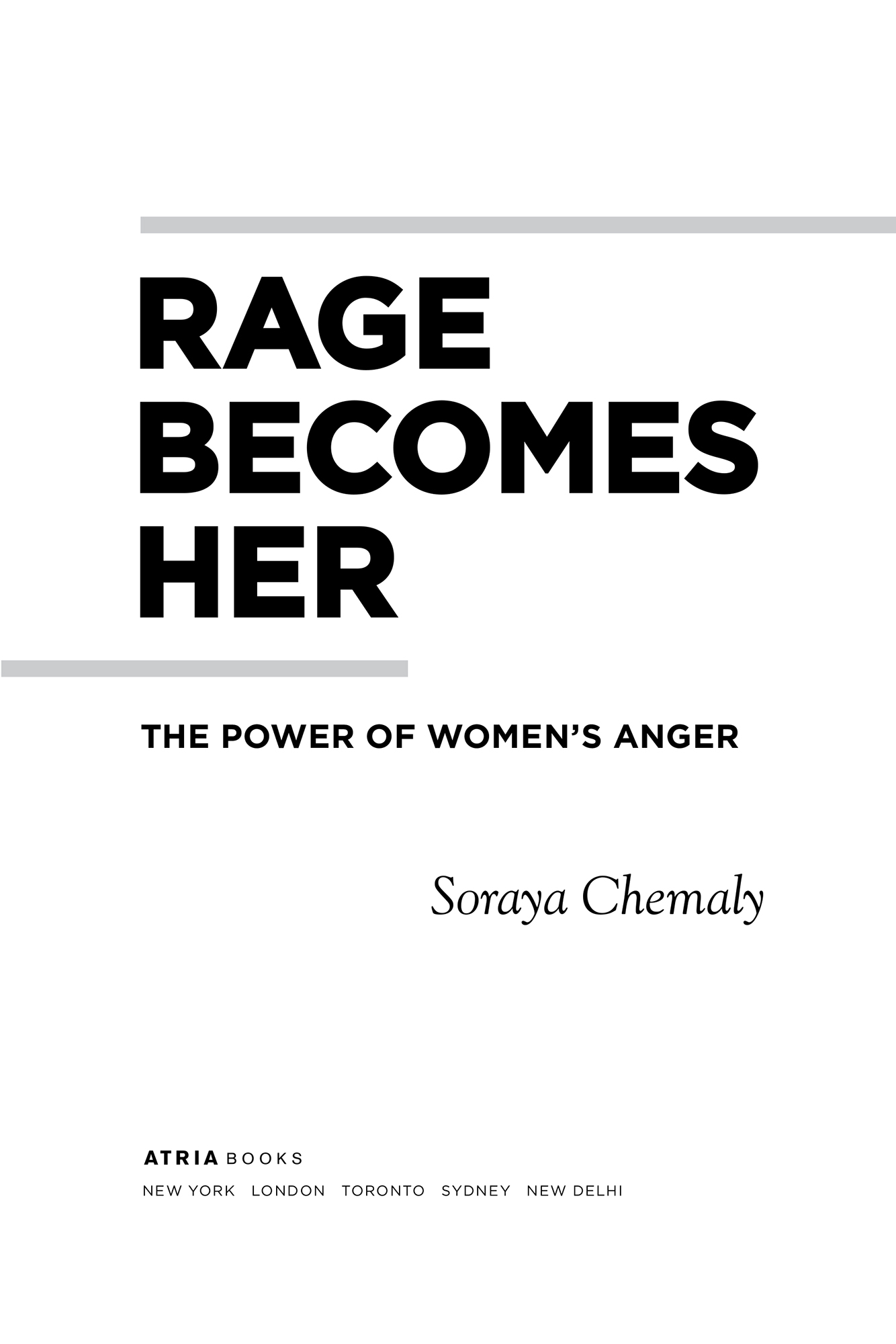 Rage Becomes Her The Power of Womens Anger - image 1