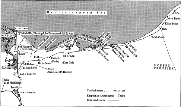 Map indicating the artificial borders of the location hitherto accepted for Pi - photo 3