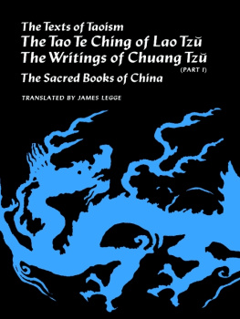 James Legge - The Texts of Taoism, Part I