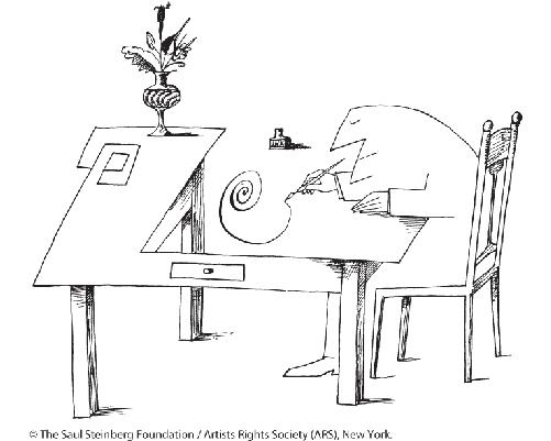 Saul Steinberg Untitled drawing ink on paper Originally published in The - photo 3