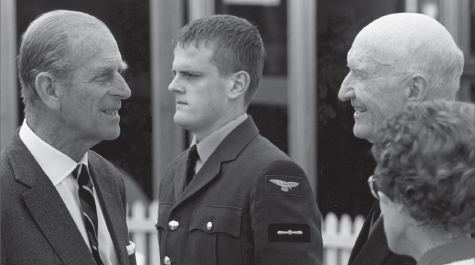 Alta and Gail meeting Prince Phillip at Fairford Air Show in England July 26 - photo 2