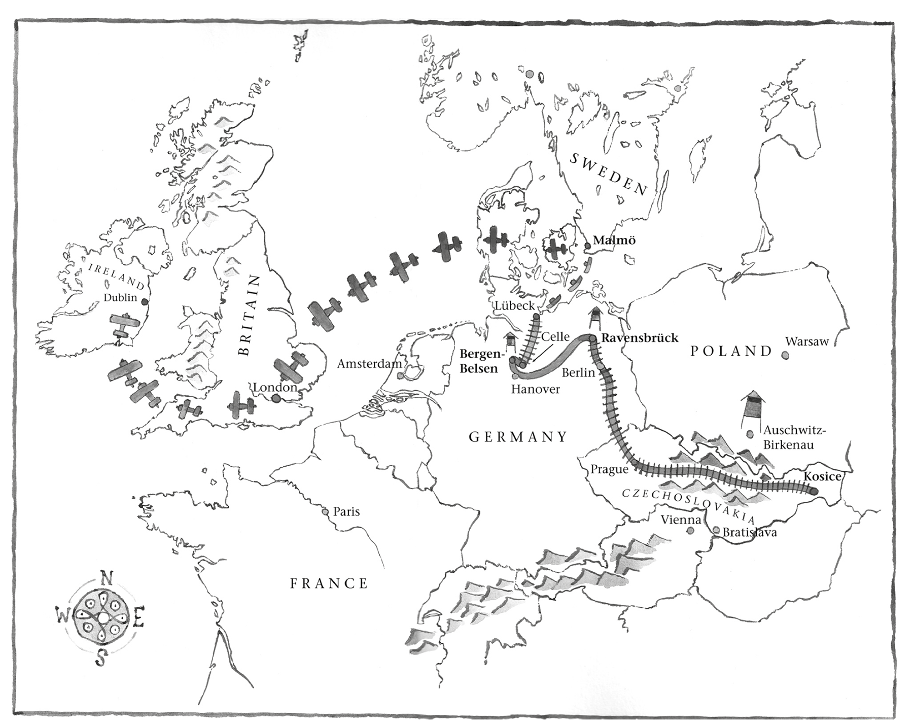 ZOLTANS JOURNEY from Slovakia to Ireland via Bergen-Belsen concentration camp - photo 2