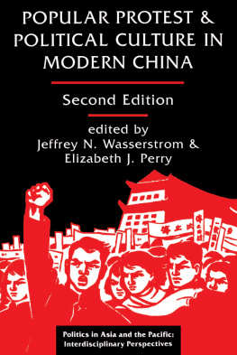 Jeffrey N. Wasserstrom - Popular Protest and Political Culture in Modern China