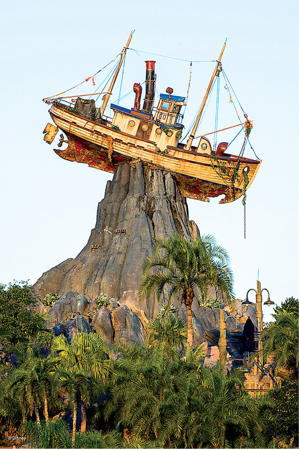 At Disneys Typhoon Lagoon Tilly a boat supposedly tossed on top of a - photo 21