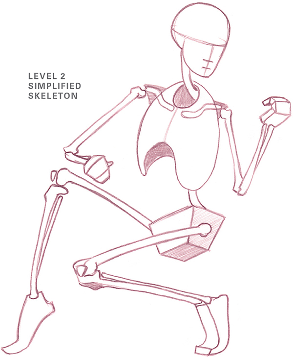 Level 2 Using the sphere and cube to add volume to the armature you will learn - photo 5