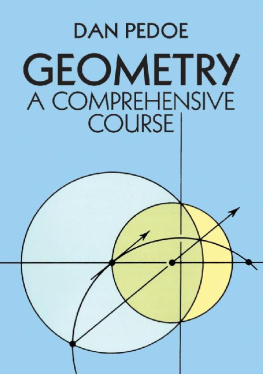 Dan Pedoe [Pedoe - Geometry: A Comprehensive Course