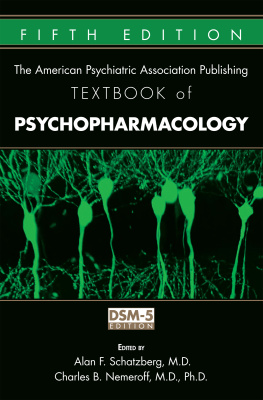 Alan F Schatzberg - American Psychiatric Association Publishing Textbook of Psychopharmacology (Revised)