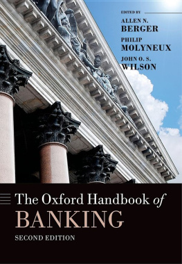 Allen N. Berger (editor) - The Oxford Handbook of Banking