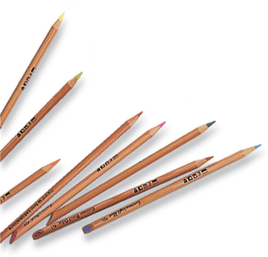 Pencil ranges Types of colored pencils and their use with a range of other - photo 7