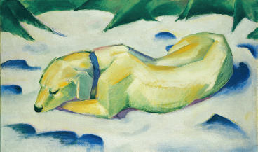 Franz Marc 18801916 Dog Lying in the Snow 1911 Oil on canvas 24 41 - photo 4