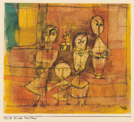 Paul Klee 18791940 Children and Dog Kinder und Hund 1920 Watercolor - photo 5