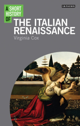 Virginia Cox - A Short History of the Italian Renaissance