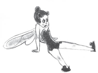 Tinker Bell from an early model sheet for Peter Pan by Jack Miller - photo 7