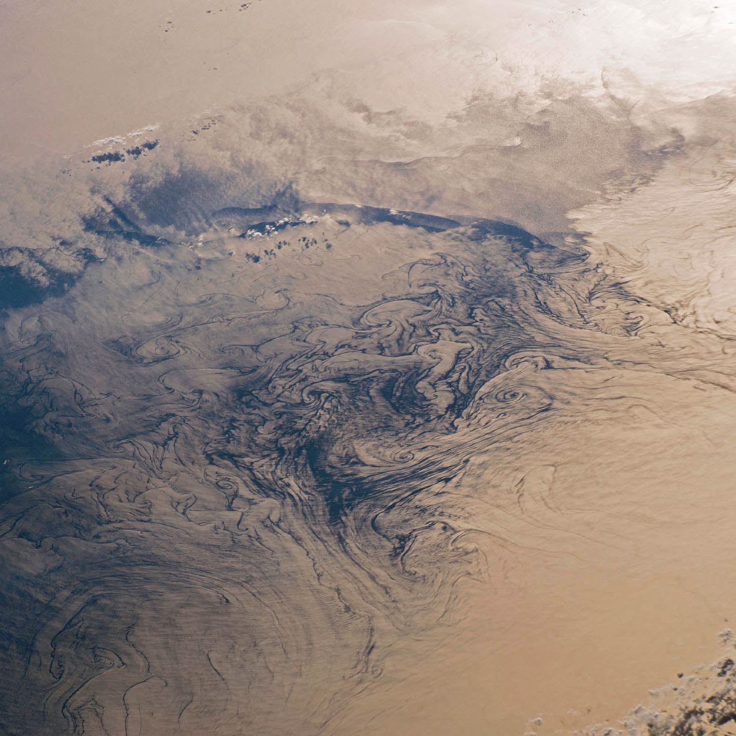 SWIRLS IN THE GULF OF ST LAWRENCE An astronaut aboard the International Space - photo 3