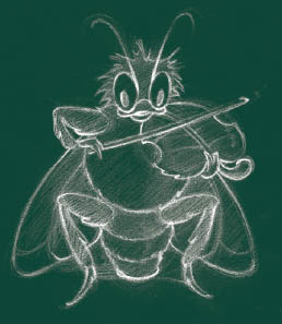 Character studies by Walt Scott for the abandoned bug orchestra sequence - photo 8