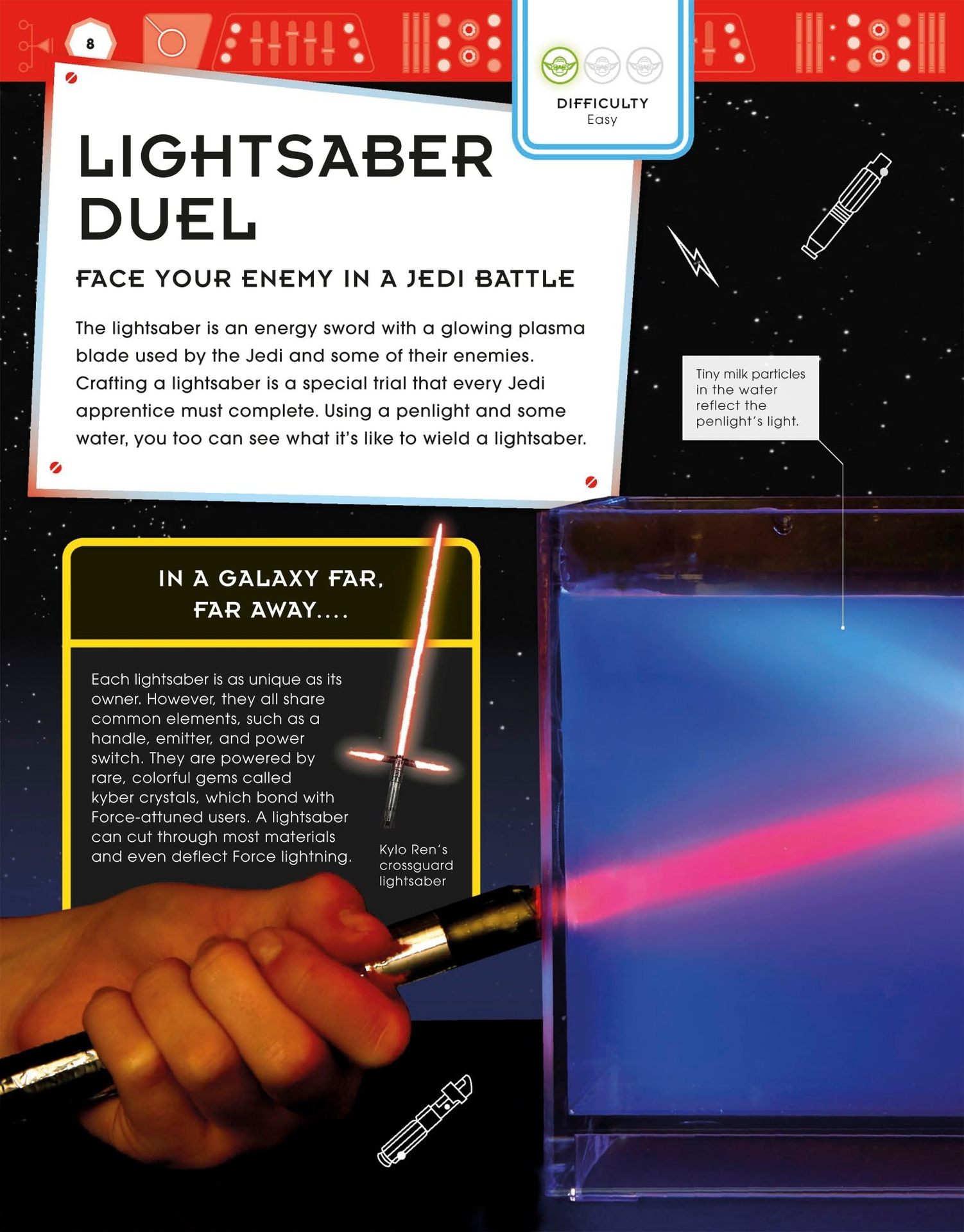 DIFFICULTY Easy LIGHTSABER DUEL FACE YOUR ENEMY IN A JEDI BATTLE The - photo 7