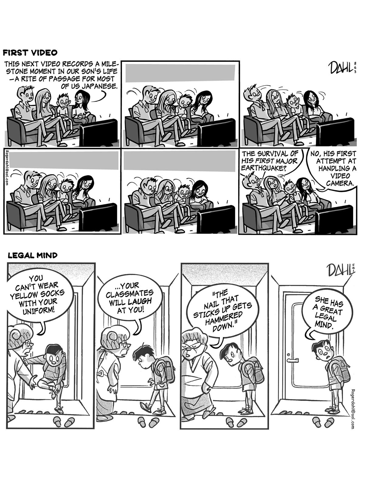 Roger Dahls Comic Japan Best of Zero Gravity Cartoons from the Japan Times-The Lighter Side of Tokyo Life - photo 25