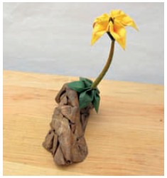 Mount each plant onto your rock with hot melt glue It is best to insert the - photo 8