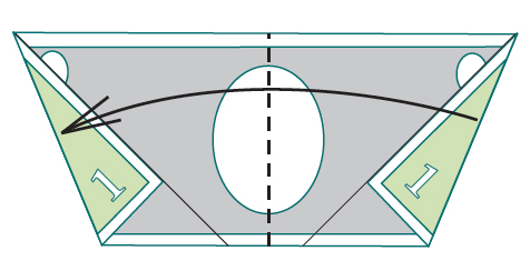 Your model shouldlook like this Fold in halfright to left Valley-fold - photo 20