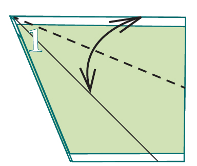 Valley-fold the toplong edge to meet the45-degree angled creaseUnfold You - photo 21