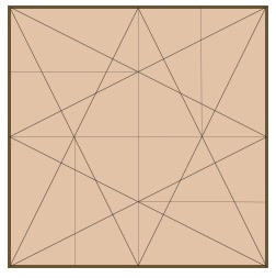 11 Check your crease pattern to see that it matches the drawing and that no - photo 14