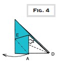 4 Make a squash fold by picking up point A and swinging it to the left - photo 17