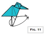 11 Crease the legs where shown and fold them forward Fig 11 If the bird - photo 24