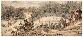 The Stone Table Garden by Sun Kehong China 1572 Handscroll ink and colors on - photo 14