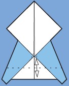 Fold and unfold line 3 Fold up the corners on the 4 lines Refold on - photo 6