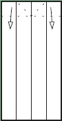 Fold down on the 4 lines and flatten the corners Fold up on line 5 and - photo 20
