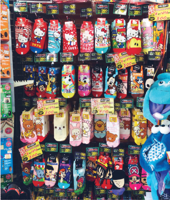 MANGA AND ANIME CHARACTERS CAN BE FOUND EVERYWHERE FROM KIDS SOCKS TO POSH - photo 6