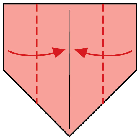 Fold both side edges to meet in the middle Fold the top edge to the bottom - photo 7