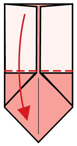 Fold the top edge to the bottom corner 6a At the top edge which is - photo 8