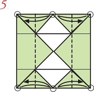 Crease and unfold Open and reverse fold to form box side - photo 20