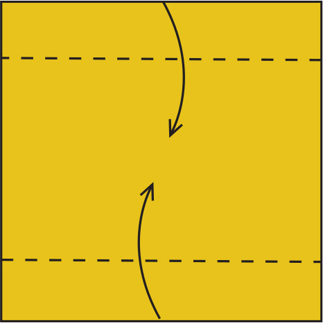 Fold in two opposite edges of a square You can use any attractive proportion - photo 4