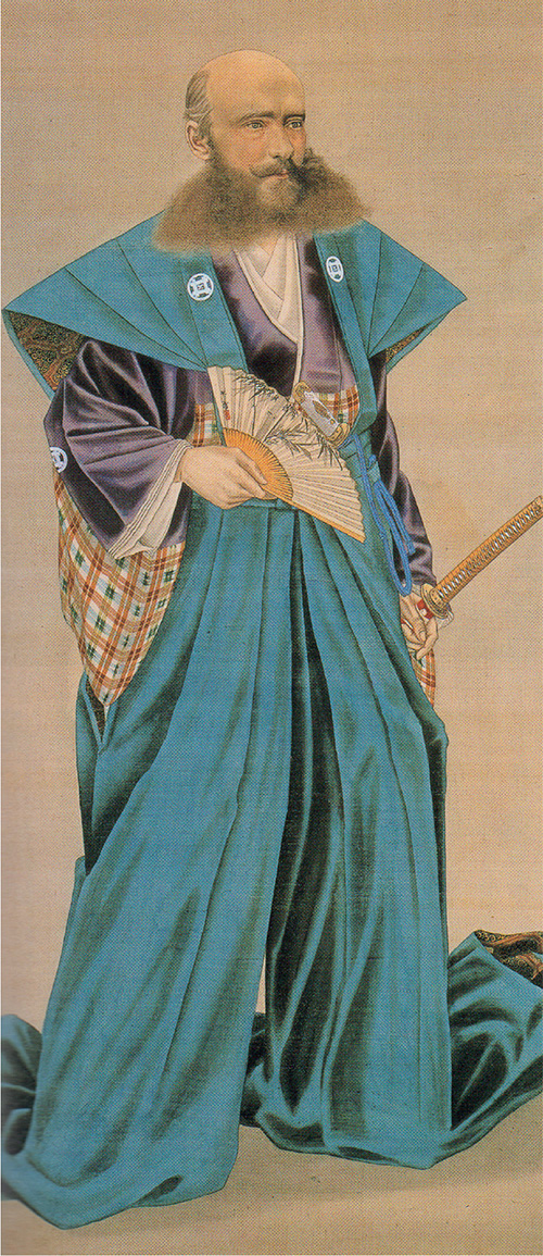 A Westerner dressed as a Samurai Painted by Goseda Horyu probably in the - photo 3