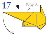 Inside reverse fold so edge A lies at 90 degrees Inside reverse fold so - photo 28