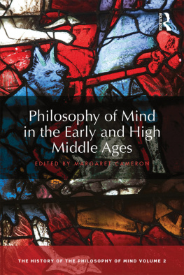 Margaret Cameron - Philosophy of Mind in the Early and High Middle Ages