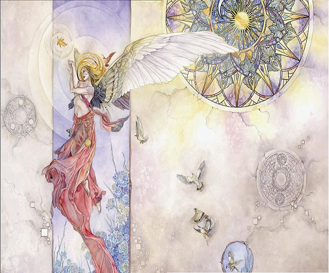 Dreamscapes Creating Magical Angel Faery Mermaid Worlds with Watercolor - photo 2