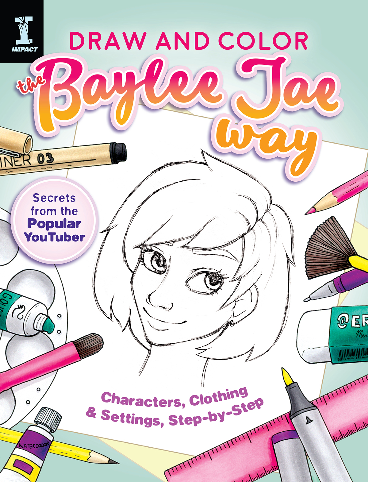 DRAW AND COLOR the Baylee Jae Way CHARACTERS CLOTHES SETTINGS STEP BY - photo 1