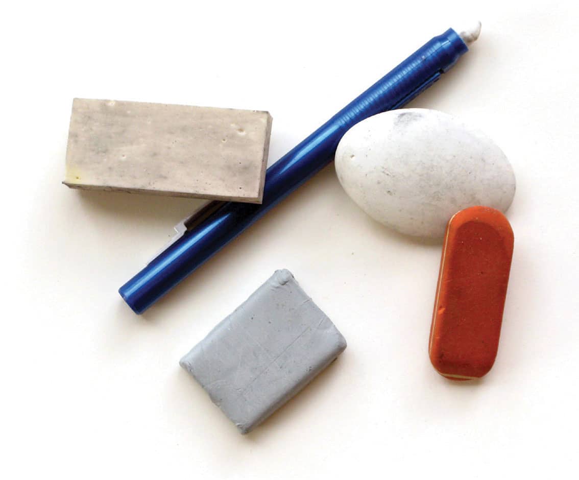 ERASERS There are several types of art erasers Plastic erasers are useful for - photo 6