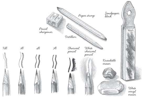 Pencil marks Although simple in design the pencil is a very versatile tool - photo 5