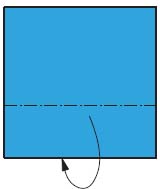 Forming a mountain-fold Swing the lower edge underneath to produce a - photo 10