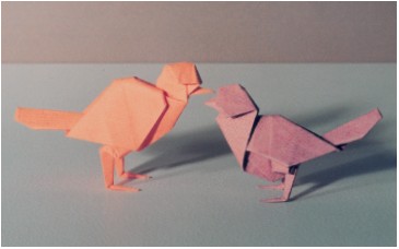 Akira Yoshizawas origami birds Michael had coined the word Origamido when he - photo 7