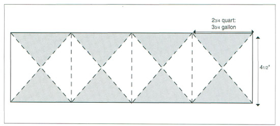 Lay the middle section of the carton flat with the inside facing upwards Draw - photo 14